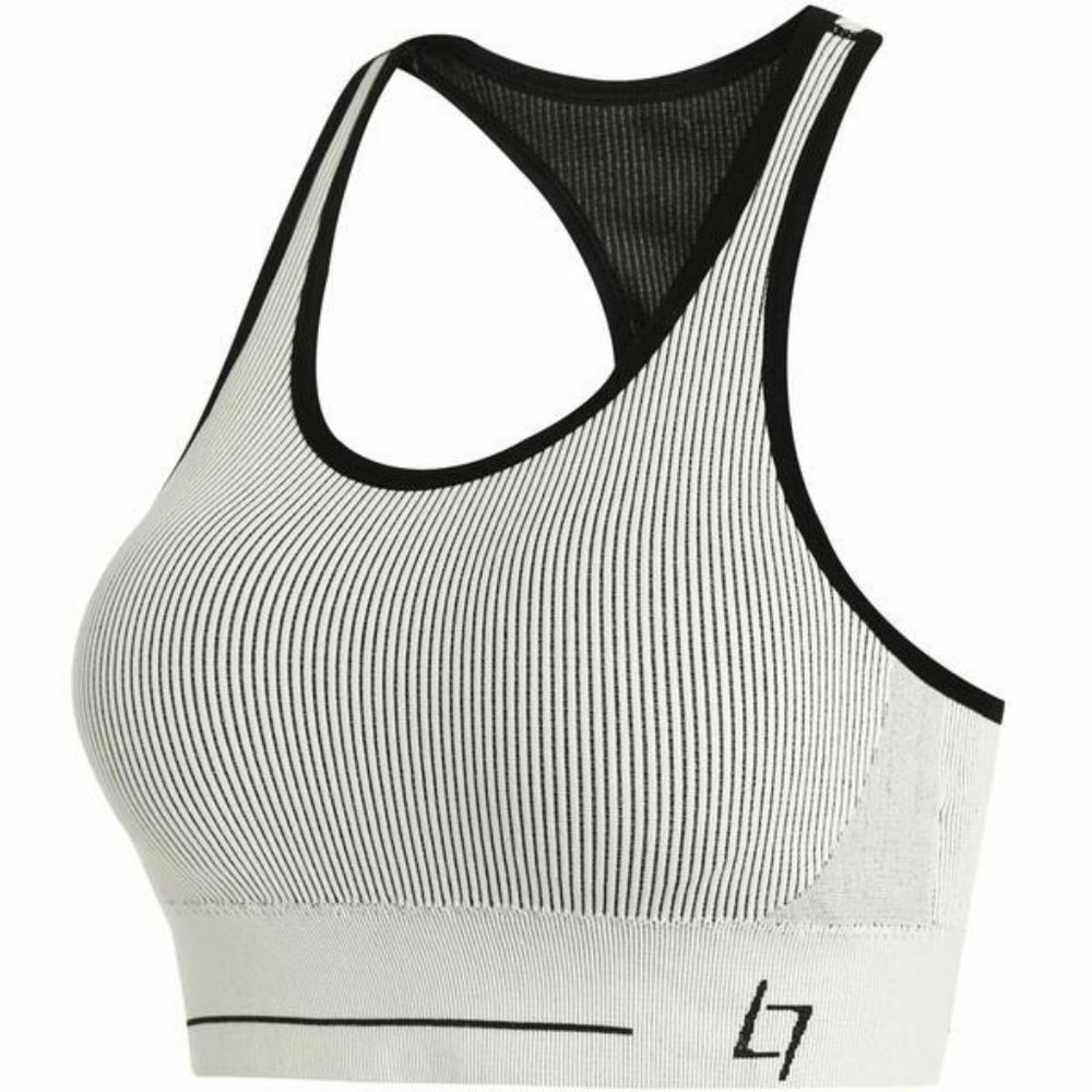 FITTIN Women's Sport Essentials Stripe Racerback Yoga Sports Bra Small‎ NWOT - Picture 4 of 12